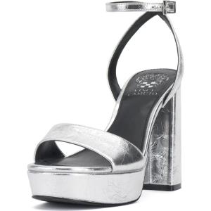 Vince Camuto Women’s Pendry Platform Heel Sandal(Silver)