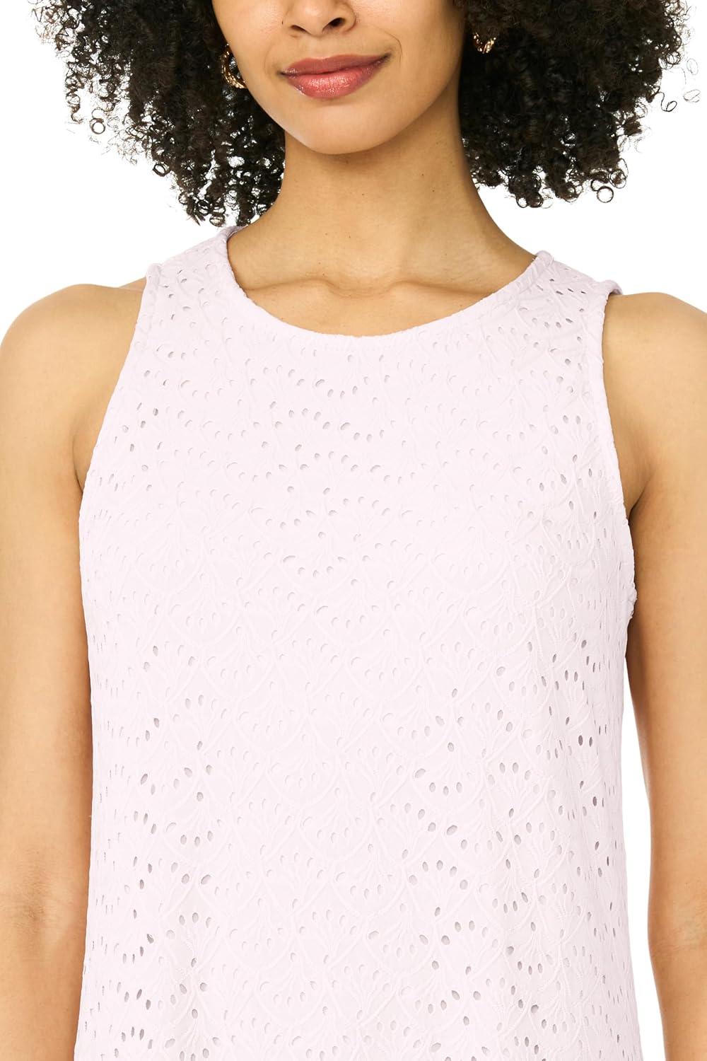 image:imageVince Camuto Womens Knit Eyelet Maxi Tank DressLucent White
