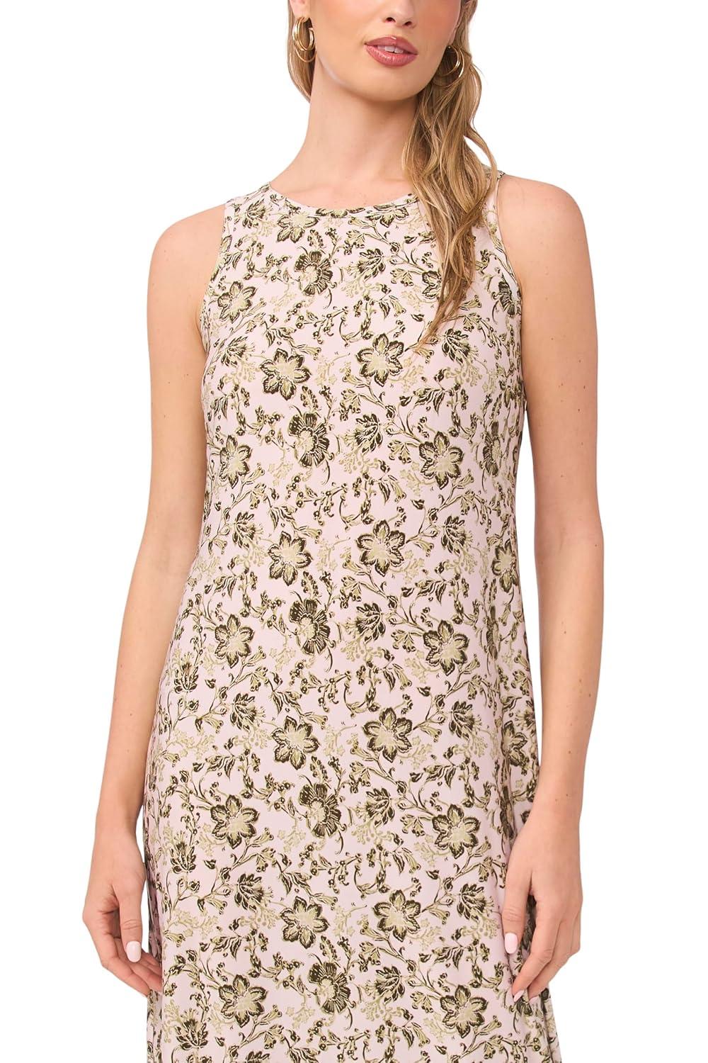 image:imageVince Camuto Womens Sleeveless Keyhole Back Maxi DressLily Green