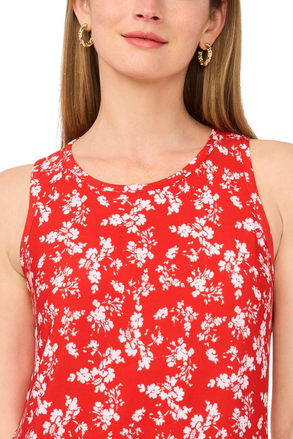 image:imageVince Camuto Womens Sleeveless Keyhole Back Maxi DressLobster Red