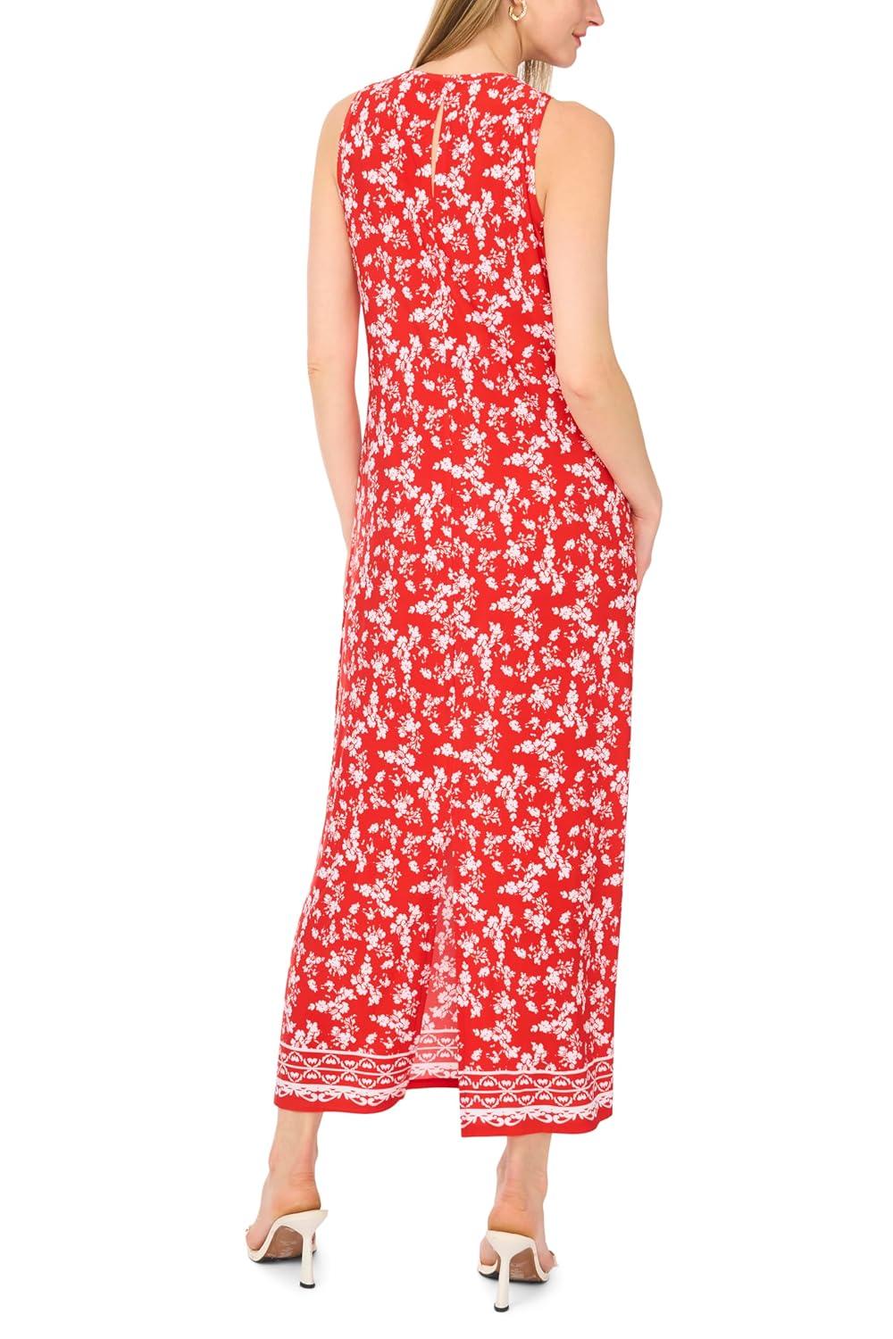 image:imageVince Camuto Womens Sleeveless Keyhole Back Maxi DressLobster Red