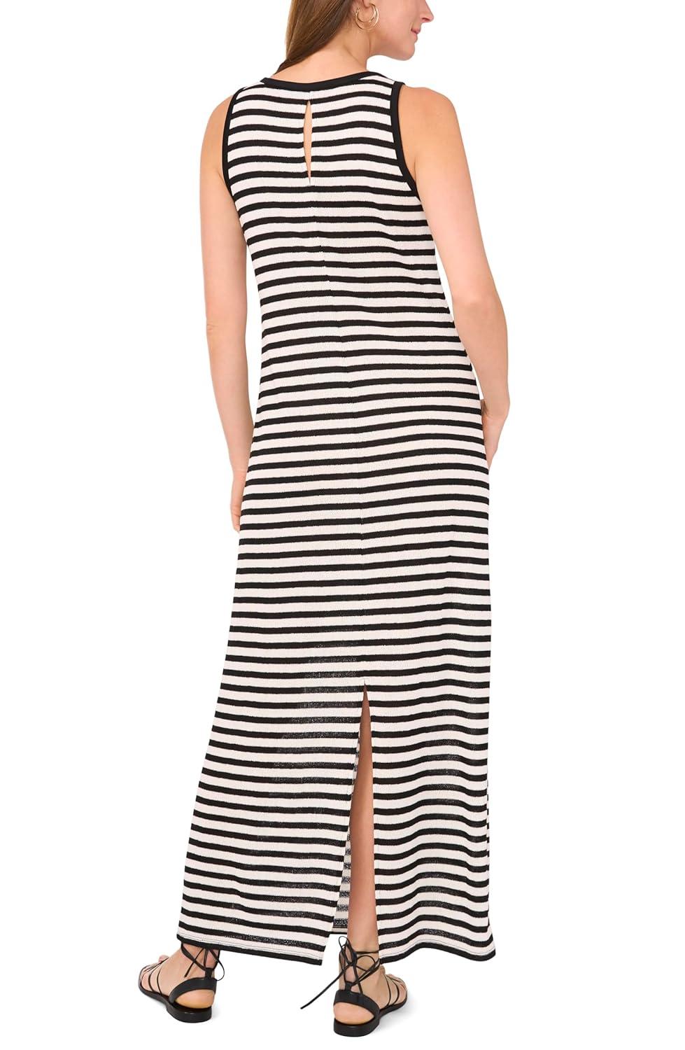 image:imageVince Camuto Womens Striped Maxi DressNew Ivory