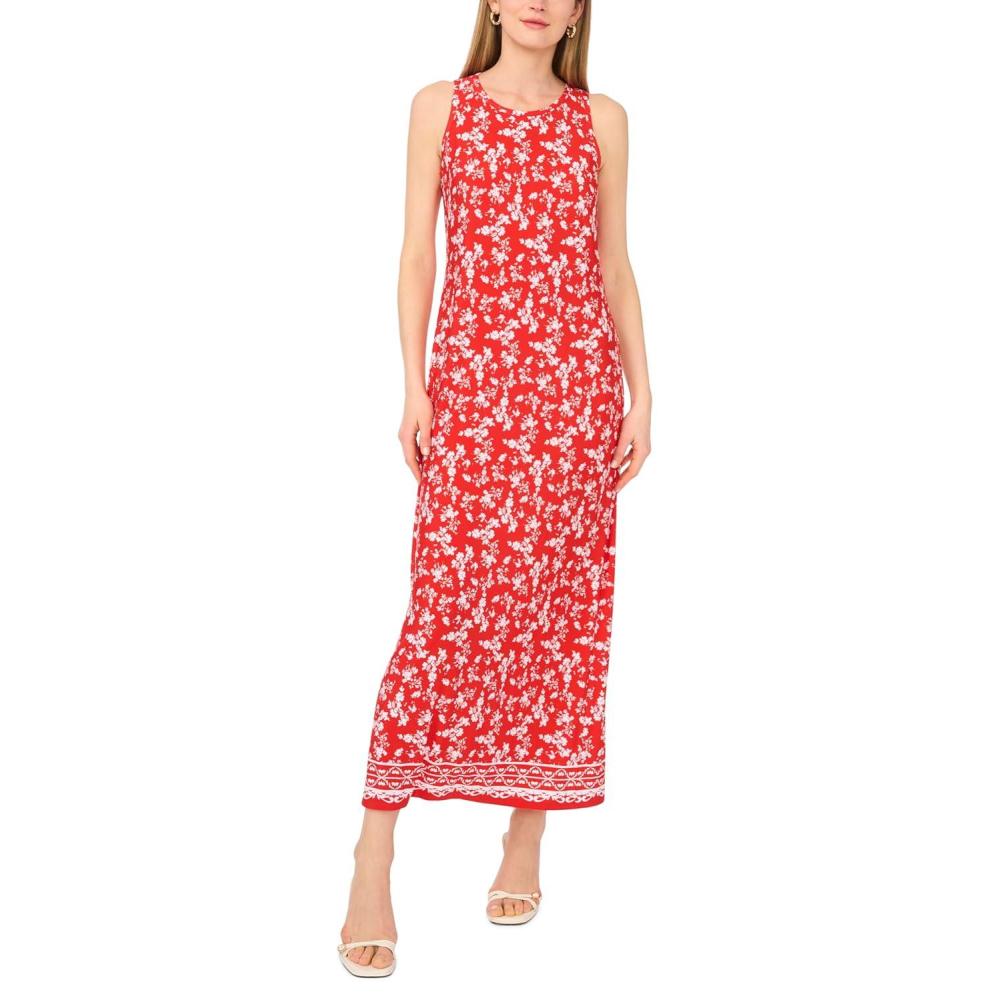 image:imageVince Camuto Womens Sleeveless Keyhole Back Maxi DressLobster Red