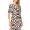 Vince Camuto Women’s 3/4 Sleeve Maxi Dress(Sand Drift)