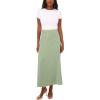 Vince Camuto Women’s A-line Maxi Skirt(Eucalyptus)