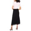 Vince Camuto Women’s Crochet Maxi Skirt(Rich Black)