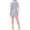 Vince Camuto Women’s Fixed Sleeve Elastic Back Shirt Dress(Rich Black)