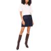 Vince Camuto Womens Flutter Sleeve Collar Button-Down(New Ivory)