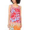 Vince Camuto Women’s Multi Color Floral Thick Strap Maxi Dress(Shell Pink)