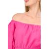 Vince Camuto Women’s Pleated Crew Neck Maxi Dress(Raspberry Sorbet)