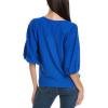 Vince Camuto Women’s Puff Sleeve Knit Top(Cobalt Blue)