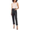 Vince Camuto Women’s Rib Lurex Crew Neck Tank Sweater(Sweet Champagne Silver)