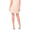 Vince Camuto Women’s Scallop Hem Mini Lace Skirt(Soft Cream)