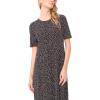 Vince Camuto Women’s Short Sleeve Crew Neck Relaxed Maxi Dress(Rich Black)