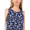 Vince Camuto Women’s Sleeveless Keyhole Back Maxi Dress(Classic Navy)