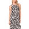 Vince Camuto Women’s Sleeveless Keyhole Back Maxi Dress(Rich Black)