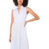 Vince Camuto Women’s Sleeveless V-Neck Tiered Maxi Dress(Sky)