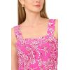Vince Camuto Women’s Square Neck Floral Maxi Dress(Deep Sangria)