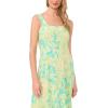 Vince Camuto Women’s Square Neck Floral Maxi Dress(Lime Press)