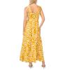 Vince Camuto Women’s Thick Strap Sleeveless Maxi Dress(Golden Hue)
