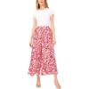 Vince Camuto Women’s Wide Leg Gathered Pants(Cherry Red)