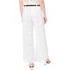 Vince Camuto Women’s Wide Leg Pull on Lace Pant(Ultra White)