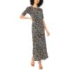 Vince Camuto Women’s 3/4 Sleeve Maxi Dress(Rich Black)