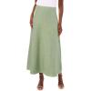 Vince Camuto Women’s A-line Maxi Skirt(Eucalyptus)
