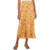 Vince Camuto Women’s Bias Pull on Midi Skirt(Crushed Orange)