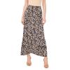 Vince Camuto Women’s Printed Maxi Pull on Skirt(Rich Black)