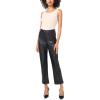 Vince Camuto Women’s Rib Lurex Crew Neck Tank Sweater(Sweet Ivory Gold)