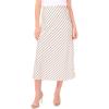 Vince Camuto Women’s Striped Bias Skirt(New Ivory)