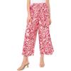 Vince Camuto Women’s Wide Leg Gathered Pants(Cherry Red)