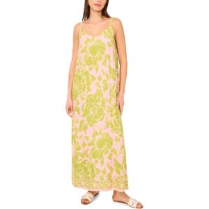 Vince Camuto Women’s Flare Hem Tank Maxi Dress(Shell Pink)