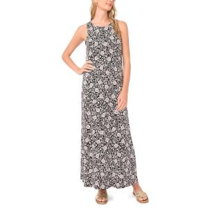 Vince Camuto Women’s Sleeveless Keyhole Back Maxi Dress(Rich Black)