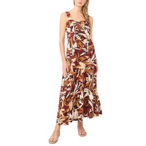 Vince Camuto Women’s Thick Strap Sleeveless Maxi Dress(Rust)