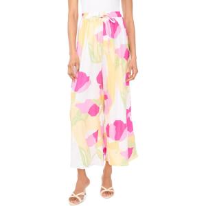 Vince Camuto Women’s Wide Leg Gathered Pants(Pale Lemon)
