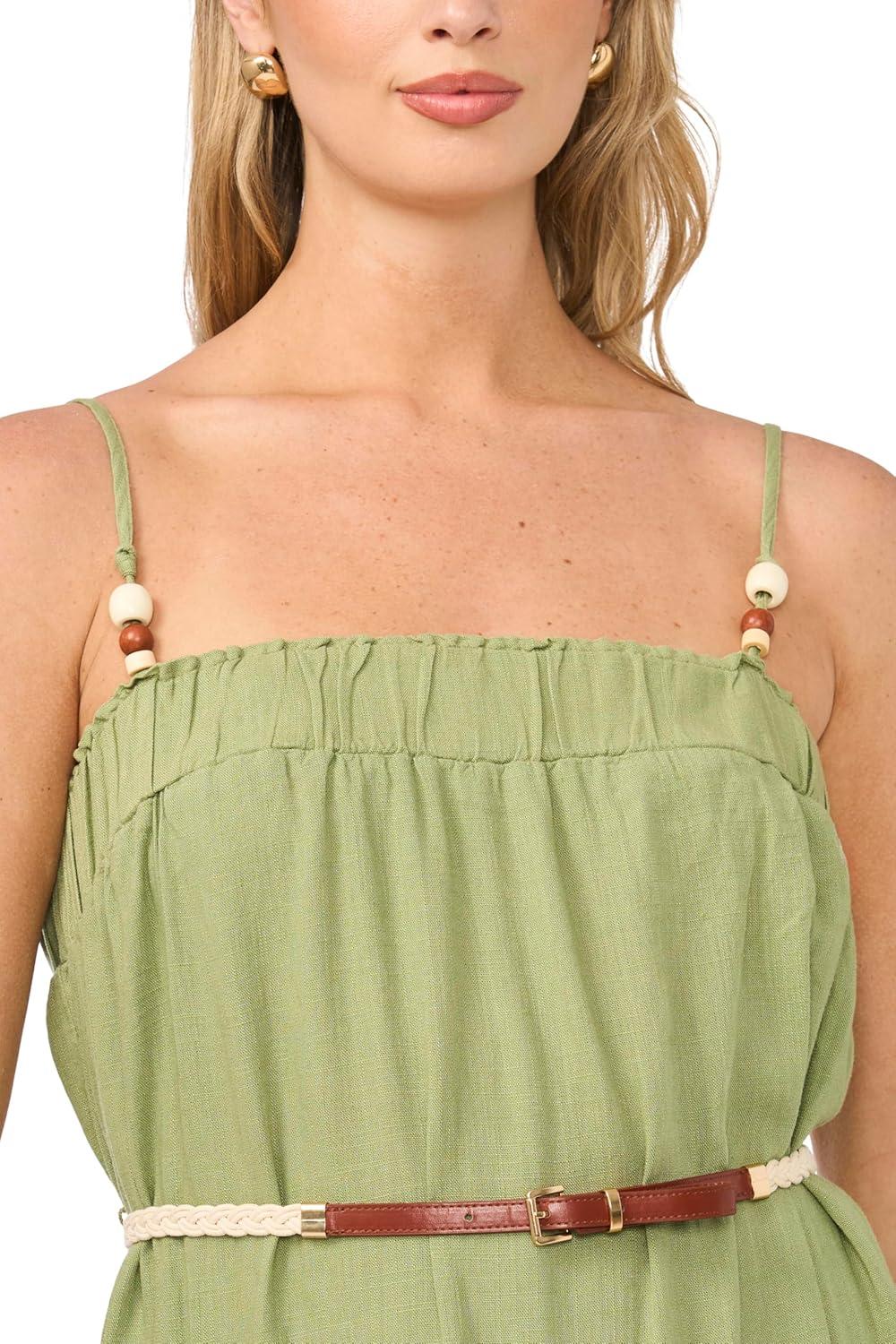 image:imageVince Camuto Womens Sleeveless Aline Maxi DressSage