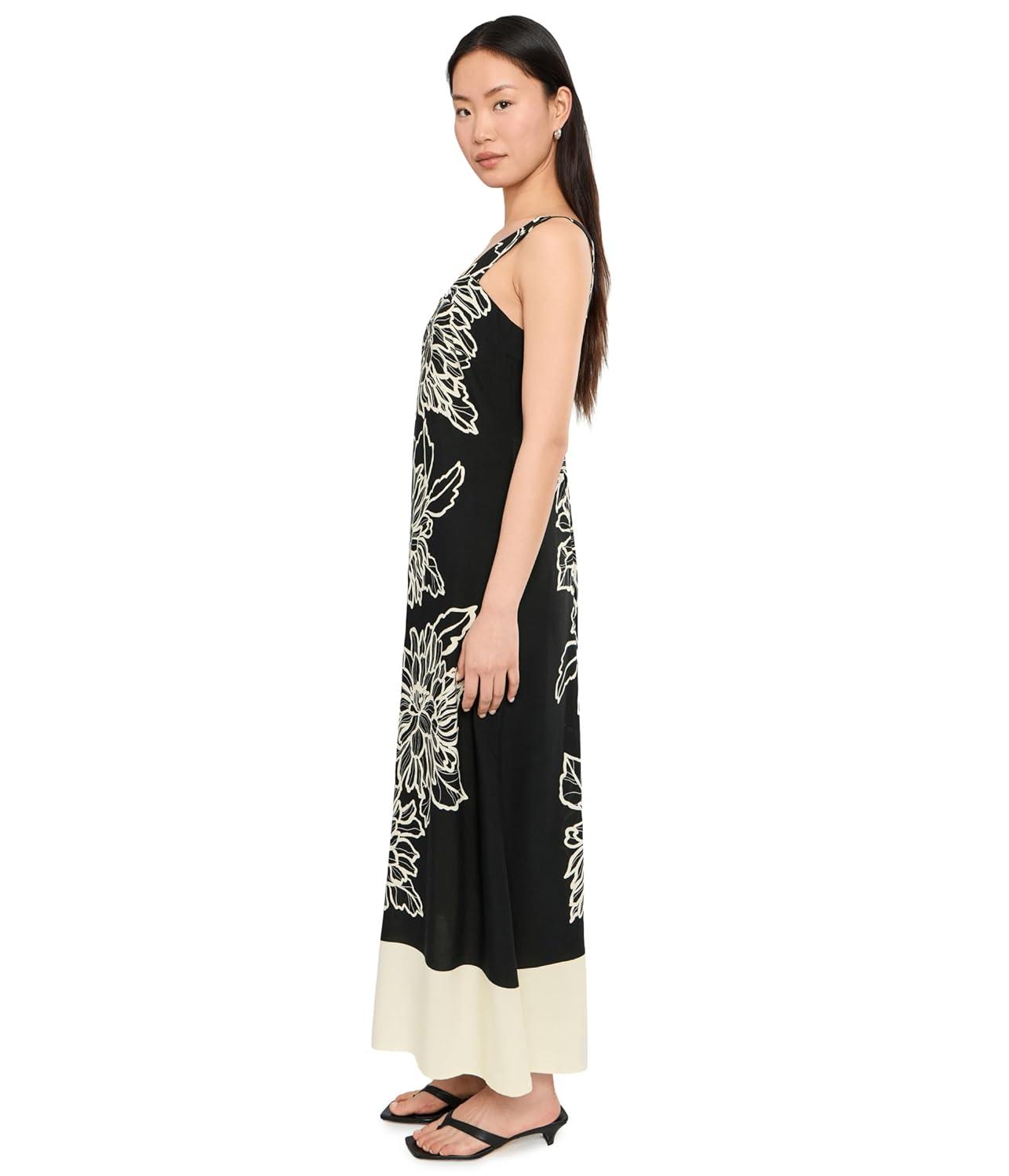 image:imageVince Camuto Womens Square Neck Maxi No TiersRich Black