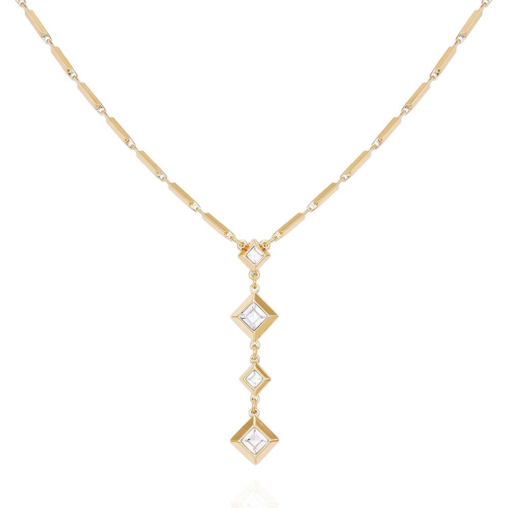 image:imageVince Camuto Goldtone Chain Link Crystal Stone Pendant Necklace