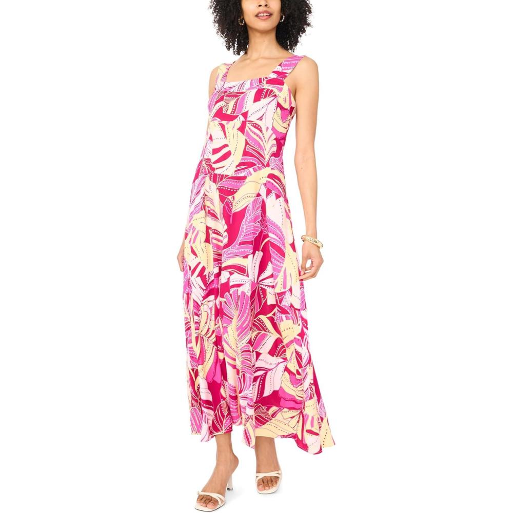 image:imageVince Camuto Womens Four Tier Maxi DressDeep Sangria
