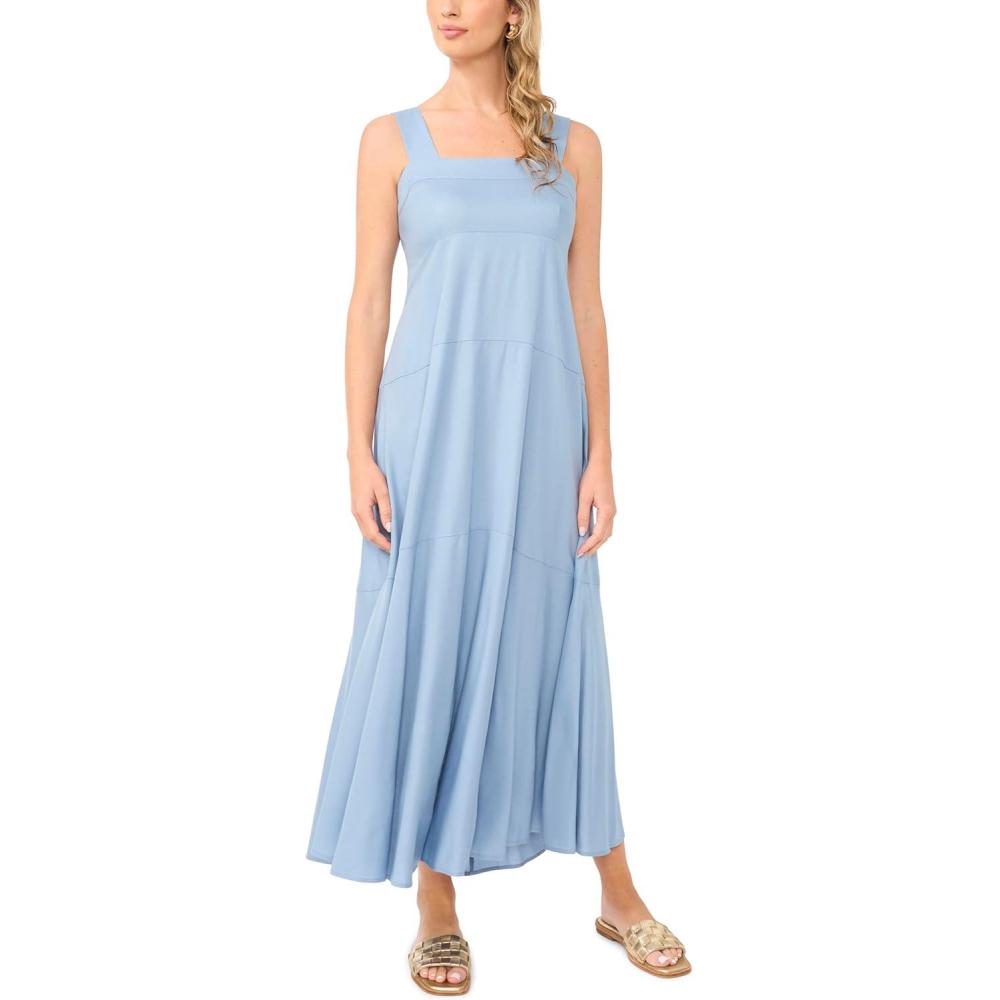 image:imageVince Camuto Womens Four Tier Maxi DressLake Breeze