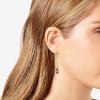 Vince Camuto Goldtone Hematite Crystal Stone Strand Linear Drop Earrings