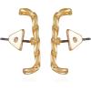 Vince Camuto Goldtone Suspender Earrings