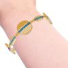 Vince Camuto Goldtone Unique Disc Link Toggle Bracelet