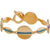 Vince Camuto Goldtone Unique Disc Link Toggle Bracelet
