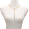 Vince Camuto Oval Chain Link Y Necklace for Women