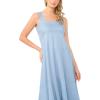 Vince Camuto Women’s Four Tier Maxi Dress(Lake Breeze)