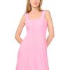 Vince Camuto Women’s Four Tier Maxi Dress(Plush Pink)