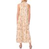Vince Camuto Women’s Halter Neck Maxi Shift Dress(Natural)